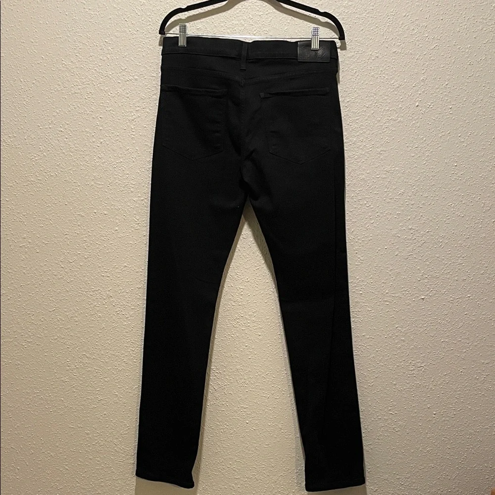 PAIGE Jet Black Denim Jeans 31x33 - Picture 4 of 4